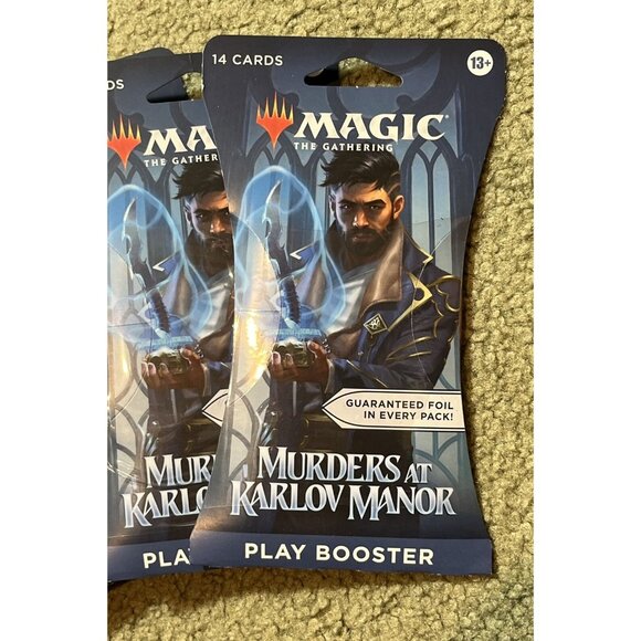 mtg murders at karlov manor play booster box Wallet Manor! Opening Magic The Gathering MKM Unboxing 35 Uncommon Magic: The Gathering Murders at